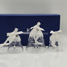 Lade das Bild in den Galerie-Viewer, SWAROVSKI Weihnachtsglocke 2016 3er Set 5223283
