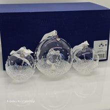 Lade das Bild in den Galerie-Viewer, SWAROVSKI Weihnachtskugel 2016 Groß Geschenk 3er Set 5223282