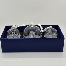 Lade das Bild in den Galerie-Viewer, SWAROVSKI Weihnachtskugel 2016 Groß Geschenk 3er Set 5223282