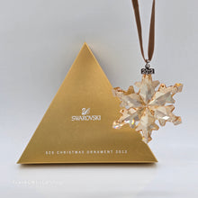 Lade das Bild in den Galerie-Viewer, SWAROVSKI Weihnachtsstern 2012 Groß Gold SCS 1139970
