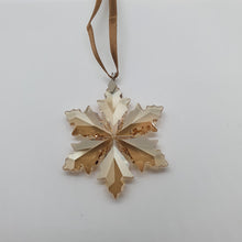 Lade das Bild in den Galerie-Viewer, SWAROVSKI Weihnachtsstern 2014 Klein Gold SCS 5059029