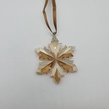 Lade das Bild in den Galerie-Viewer, SWAROVSKI Weihnachtsstern 2014 Klein Gold SCS 5059029