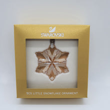 Lade das Bild in den Galerie-Viewer, SWAROVSKI Weihnachtsstern 2014 Klein Gold SCS 5059029