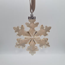 Lade das Bild in den Galerie-Viewer, SWAROVSKI Weihnachtsstern 2016 groß Gold SCS 5222349