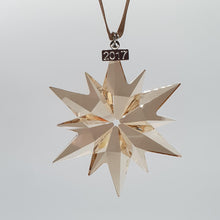 Lade das Bild in den Galerie-Viewer, SWAROVSKI Weihnachtsstern 2017 groß Gold SCS 5268827