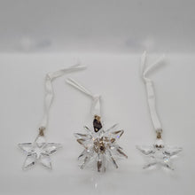 Lade das Bild in den Galerie-Viewer, SWAROVSKI Weihnachtsstern 2023 3D 3er Set Klar 5655102