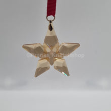 Lade das Bild in den Galerie-Viewer, SWAROVSKI Weihnachtsstern 2023 Klein Gold Festive 5648747