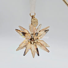 Lade das Bild in den Galerie-Viewer, Swarovski Weihnachtsstern 2025 Gold 2er Set 3D Festive Ornament 5701824