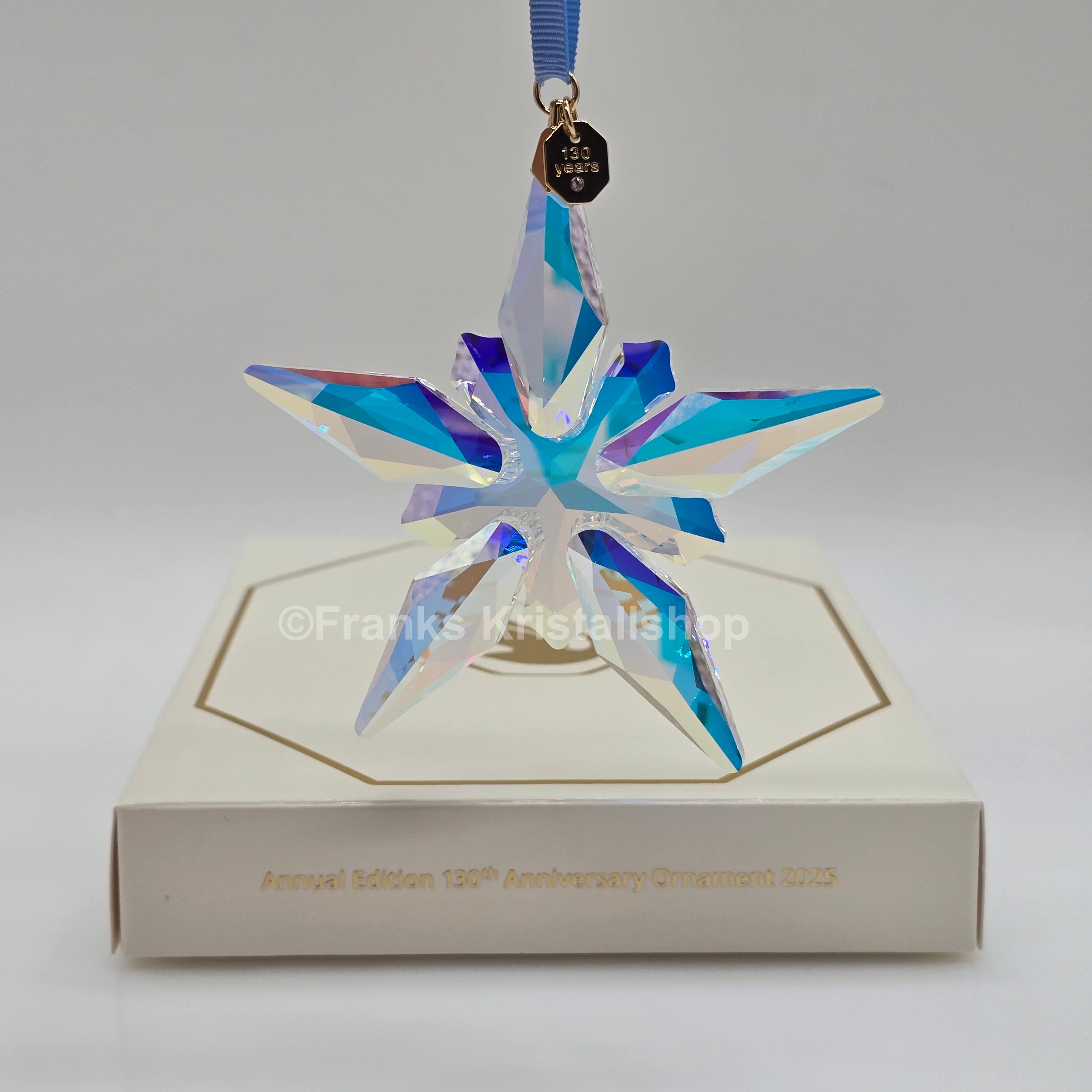 weihnachtsstern kristall SWAROVSKI Weihnachtsstern 2025 Jubiläumsornament 130 Jahre Swarovski 5