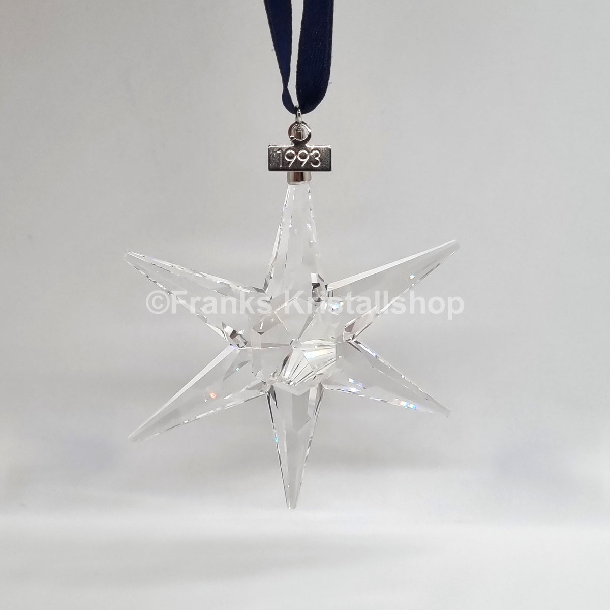 SWAROVSKI Weihnachtsstern 1993 Groß Klar 174969 – Franks Kristall Shop