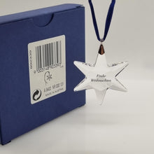 Lade das Bild in den Galerie-Viewer, Swarovski Weihnachtsstern Sonderausgabe " Frohe Weihnachten " klein 892339