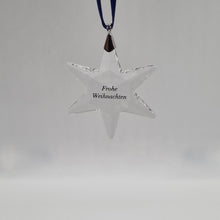Lade das Bild in den Galerie-Viewer, Swarovski Weihnachtsstern Sonderausgabe " Frohe Weihnachten " klein 892339
