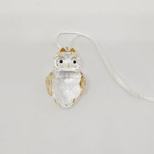 Lade das Bild in den Galerie-Viewer, SWAROVSKI Eulen Winter Ornament Golden Shadow 5135848