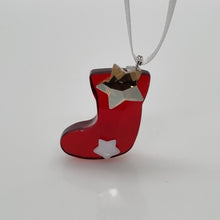 Lade das Bild in den Galerie-Viewer, SWAROVSKI Funkelnder Nikolausstrumpf Ornament 1054568