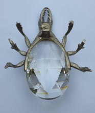Lade das Bild in den Galerie-Viewer, SWAROVSKI Hirschkäfer Flaschenöffner Farbe Rhodium 1978-1983