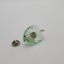 Lade das Bild in den Galerie-Viewer, SWAROVSKI Jungle Beats Blatt Magnet Brosche Grün Groß 5572156
