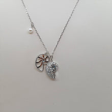 Lade das Bild in den Galerie-Viewer, SWAROVSKI Muschel Halskette Nautilus rhodiniert 5520669