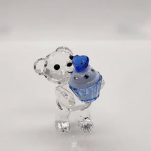 Lade das Bild in den Galerie-Viewer, SWAROVSKI Kris Bär Cupcake Blau Junge 5051769