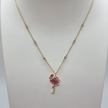 Lade das Bild in den Galerie-Viewer, SWAROVSKI Flamingo Halskette Mehrfarbig Vergoldet 5375303