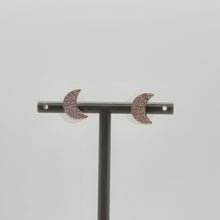 Lade das Bild in den Galerie-Viewer, SWAROVSKI Moon Mond Ohrstecker Rosévergoldet 5523559
