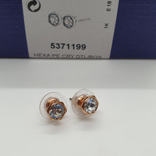 Lade das Bild in den Galerie-Viewer, SWAROVSKI Ohrstecker, Ohrringe Hexagonal 5371199