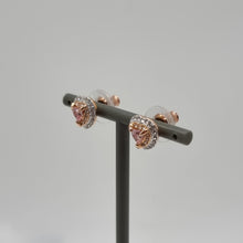 Lade das Bild in den Galerie-Viewer, SWAROVSKI Heart One Ohrstecker Herz Ohrringe Rosa, Rosévergoldet 5446995