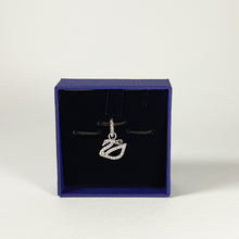 Lade das Bild in den Galerie-Viewer, SWAROVSKI Remix Charm Schwan Anhänger Rhodiniert 5443940