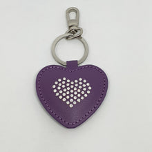 Lade das Bild in den Galerie-Viewer, SWAROVSKI Schlüsselanhänger Herz Lila 5160748