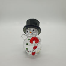 Lade das Bild in den Galerie-Viewer, SWAROVSKI Schneemann mit Zuckerstange 5464886