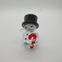 Lade das Bild in den Galerie-Viewer, SWAROVSKI Schneemann mit Zuckerstange 5464886