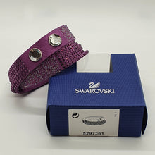 Lade das Bild in den Galerie-Viewer, SWAROVSKI Slake Duo Armband Lila Violett 5297361