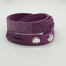 Lade das Bild in den Galerie-Viewer, SWAROVSKI Slake Duo Armband Lila Violett 5297361