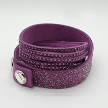 Lade das Bild in den Galerie-Viewer, SWAROVSKI Slake Duo Armband Lila Violett 5297361