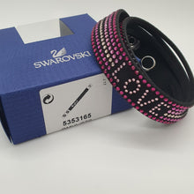 Lade das Bild in den Galerie-Viewer, SWAROVSKI Slake Armband LOVE Rosa Pink 5353165