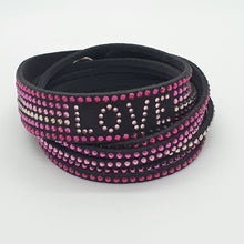 Lade das Bild in den Galerie-Viewer, SWAROVSKI Slake Armband LOVE Rosa Pink 5353165