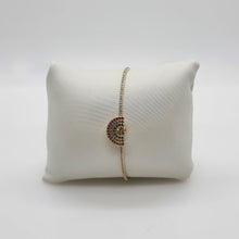 Lade das Bild in den Galerie-Viewer, SWAROVSKI Sparkling Dance Rainbow Armreif Größe M Vergoldet 5537493