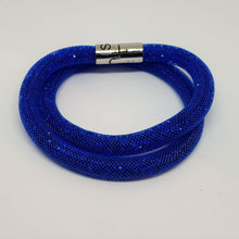 Lade das Bild in den Galerie-Viewer, SWAROVSKI Stardust Armband Double Größe S Blau 5186426 oU