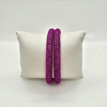 Lade das Bild in den Galerie-Viewer, SWAROVSKI Stardust Armband Double Größe M Violett 5221604 oU