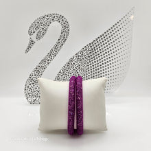 Lade das Bild in den Galerie-Viewer, SWAROVSKI Stardust Armband Double Größe M Violett 5221604 oU