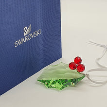 Lade das Bild in den Galerie-Viewer, SWAROVSKI Stechpalmen Ornament Holly Leaf 5103222