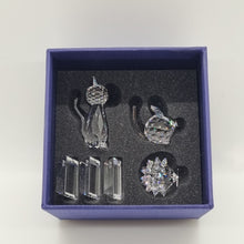Lade das Bild in den Galerie-Viewer, SWAROVSKI Replika Set Igel Katze Maus 5492741