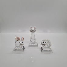 Lade das Bild in den Galerie-Viewer, SWAROVSKI Replika Set Igel Katze Maus 5492741