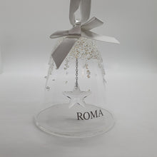 Lade das Bild in den Galerie-Viewer, SWAROVSKI Weihnachtsglocke Groß mit Stern Sonderausgabe Roma 5293156