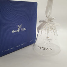 Lade das Bild in den Galerie-Viewer, SWAROVSKI Weihnachtsglocke Groß mit Stern Sonderausgabe Venezia 5293159