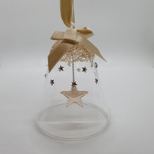 Lade das Bild in den Galerie-Viewer, SWAROVSKI Weihnachtsglocke mit Stern Groß Gold Sonderausgabe 5545604