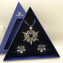 Lade das Bild in den Galerie-Viewer, SWAROVSKI Weihnachtsstern 2007 klar 3er Set 903409