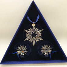 Lade das Bild in den Galerie-Viewer, SWAROVSKI Weihnachtsstern 2007 klar 3er Set 903409