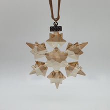 Lade das Bild in den Galerie-Viewer, SWAROVSKI Weihnachtsstern 2010 groß Gold SCS 1054560