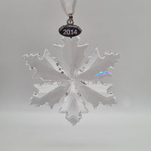 Lade das Bild in den Galerie-Viewer, SWAROVSKI Weihnachtsstern 2014 Groß Klar Sonderausgabe Gift Ornament 5063337