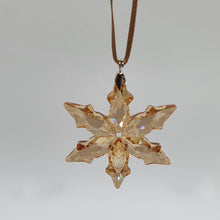 Lade das Bild in den Galerie-Viewer, SWAROVSKI Weihnachtsstern 2015 klein Gold SCS 5135931